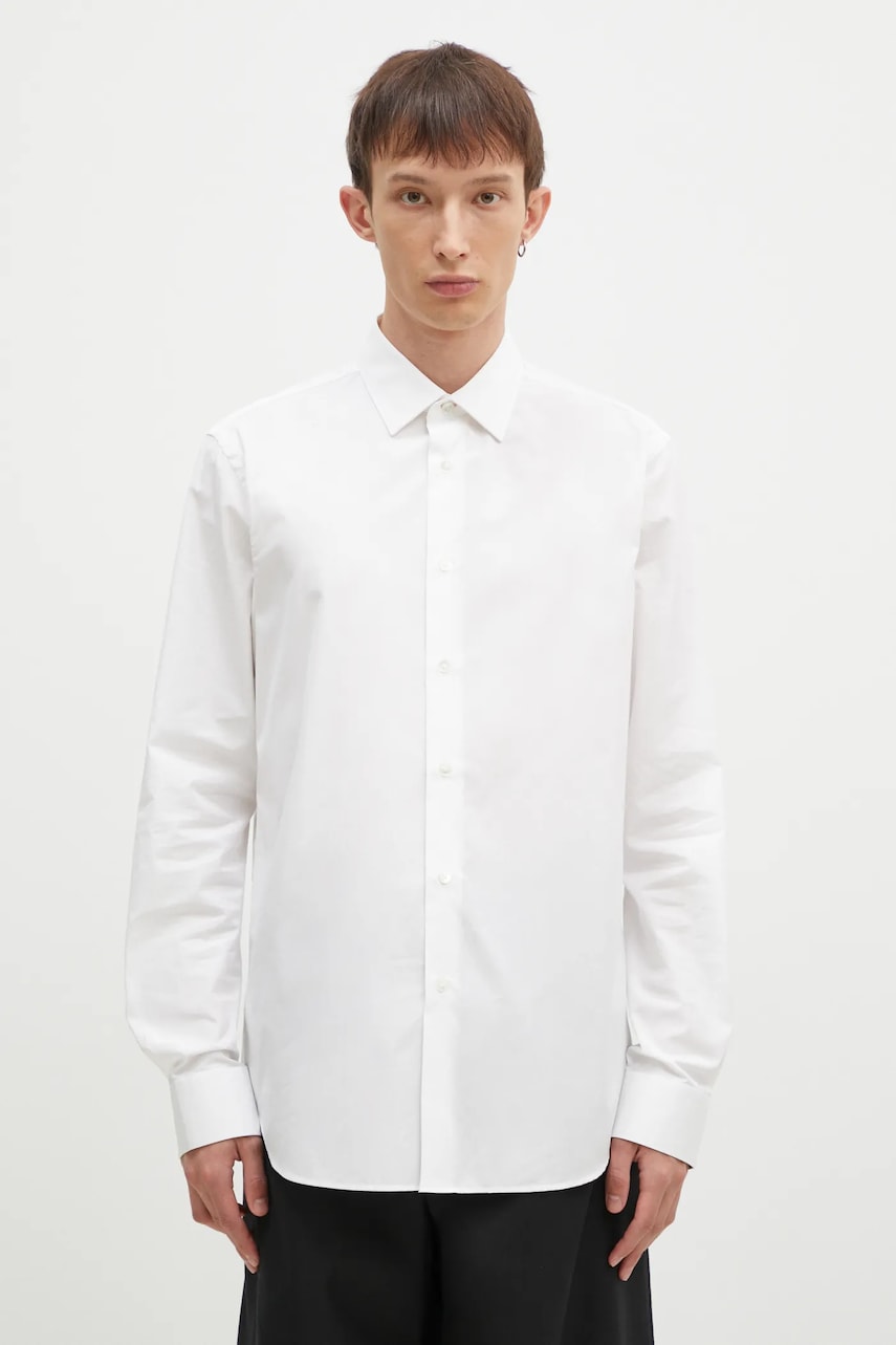 Levně Bavlněná košile Paul Smith bílá barva, regular, s klasickým límcem, M1R-800P2-L00050