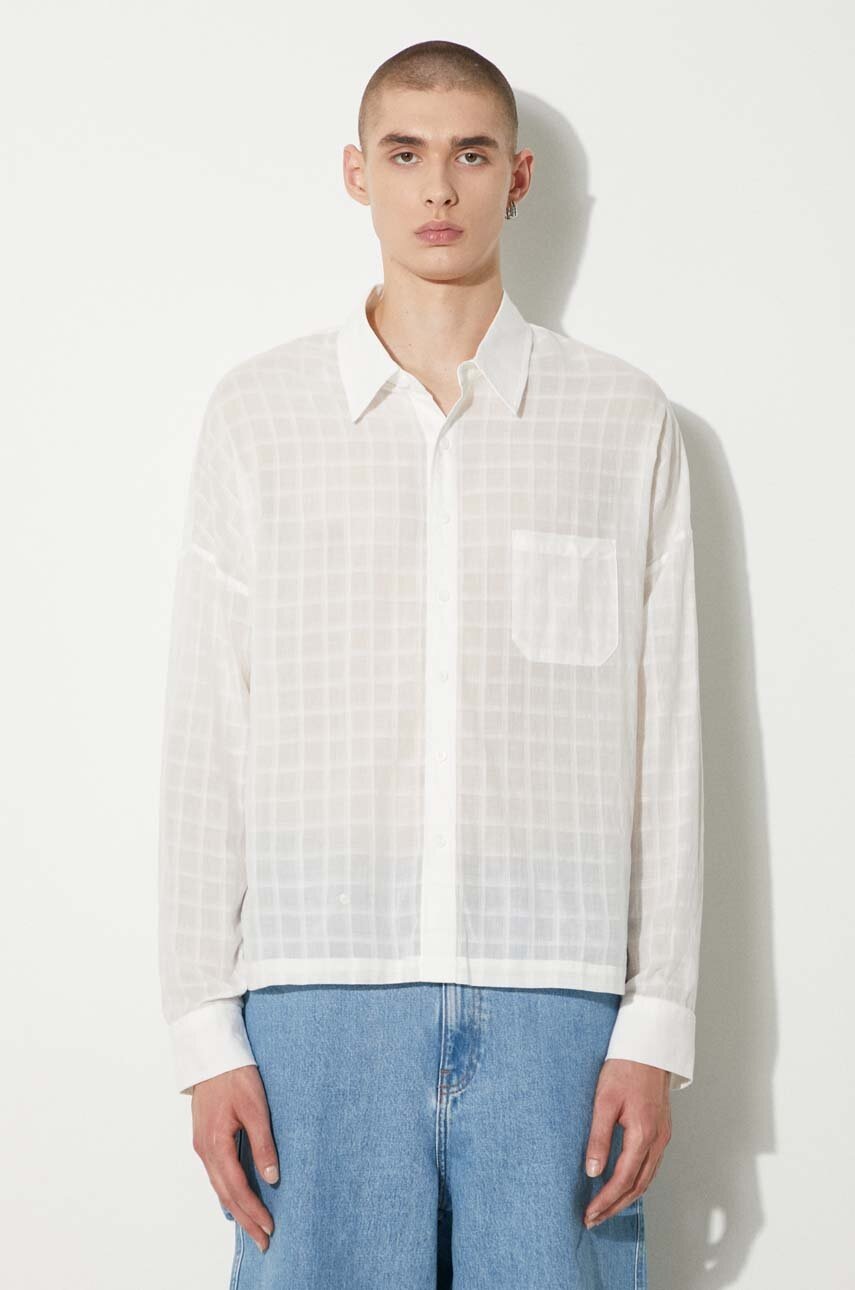 STAMPD koszula bawełniana Cropped Oversized Buttondown