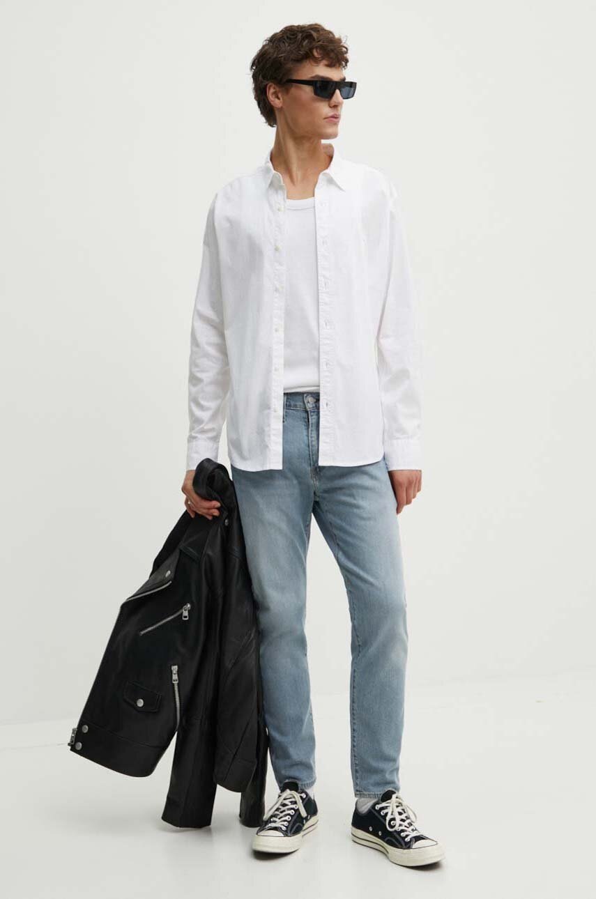Πουκάμισο Levi's χρώμα: άσπρο, 86625-0038 φωτογραφία