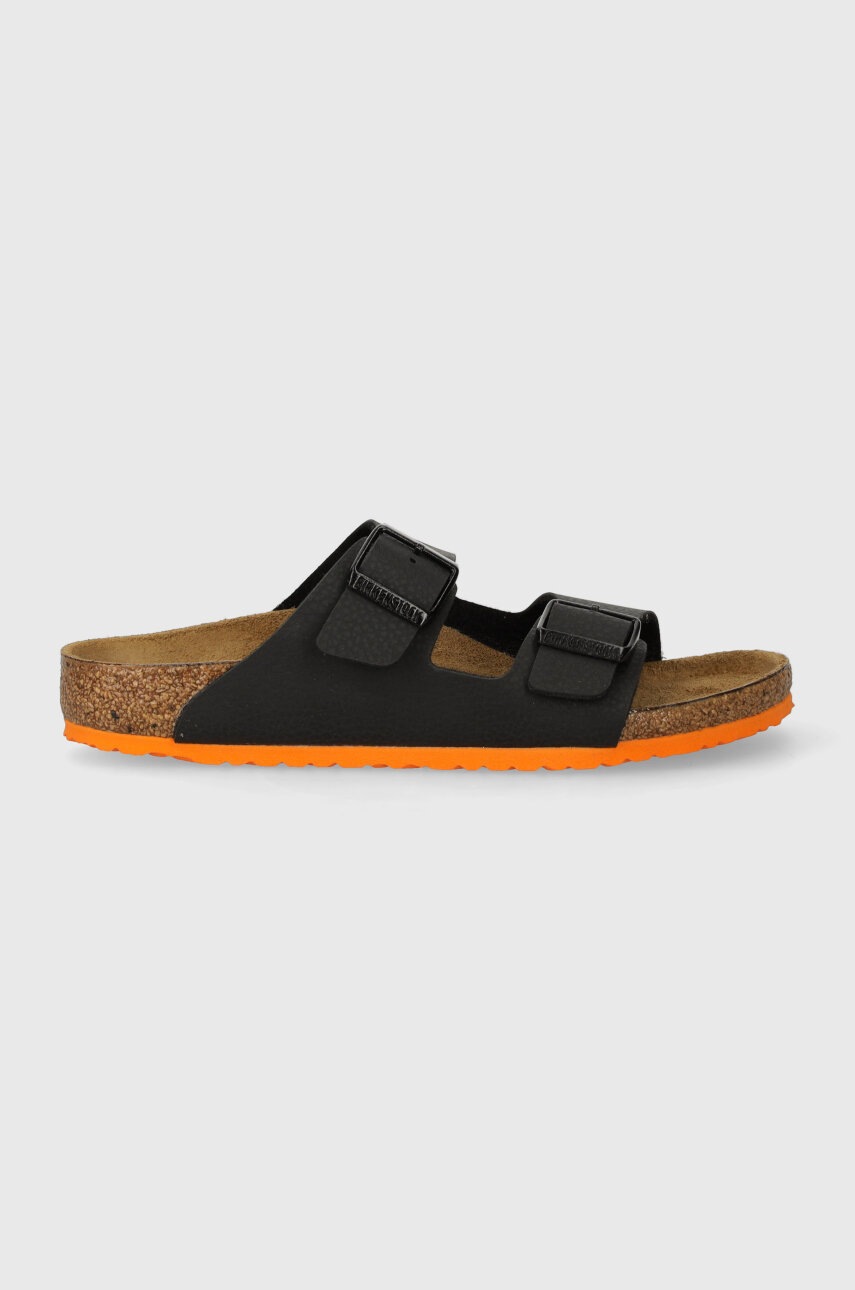 Детские шлепанцы Birkenstock Arizona Kids BF Desert цвет чёрный