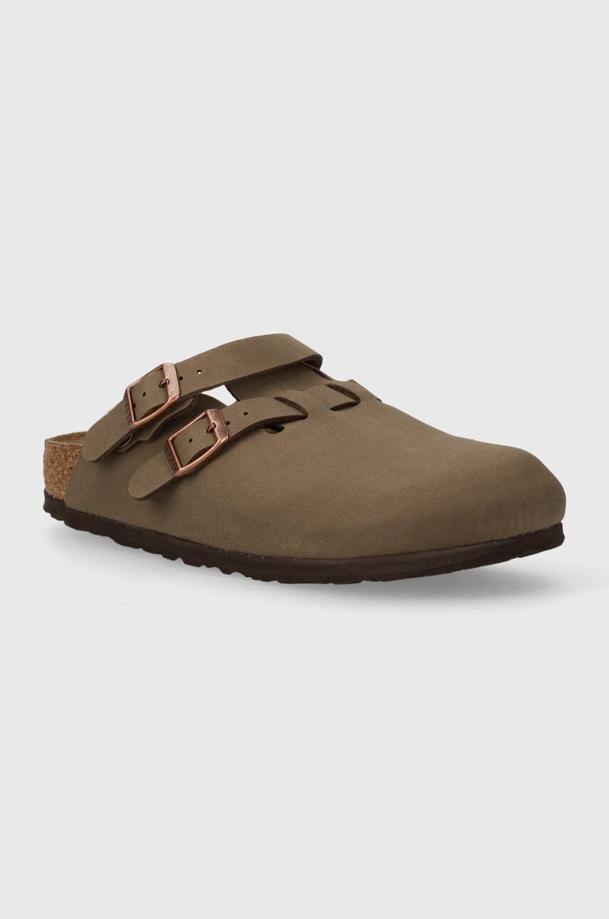 Birkenstock slapi copii Kay Kids BFBC culoarea maro