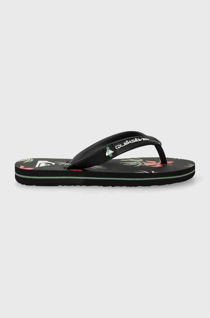 Дитячі в'єтнамки Quiksilver MOLOKAI ART II колір чорний