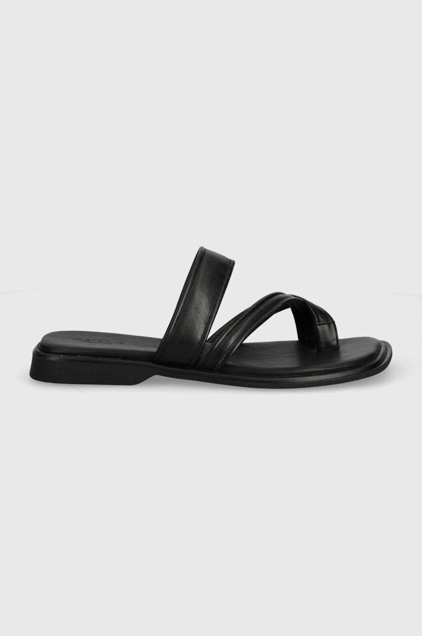 Δερμάτινες παντόφλες Vagabond Shoemakers IZZY γυναικείες, χρώμα: μαύρο, 5713-101-20 φωτογραφία