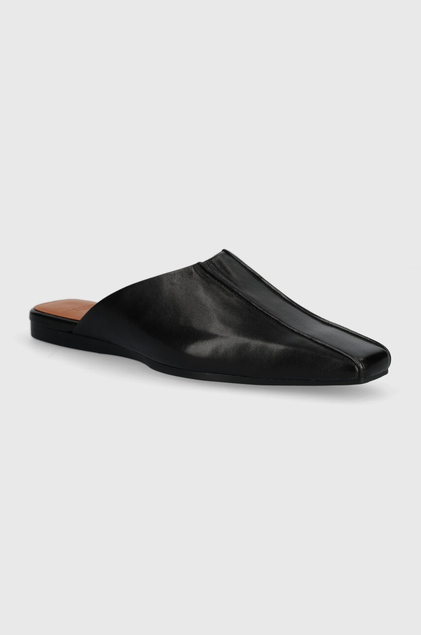 Vagabond Shoemakers slapi de piele WIOLETTA femei, culoarea negru, 5701-001-20