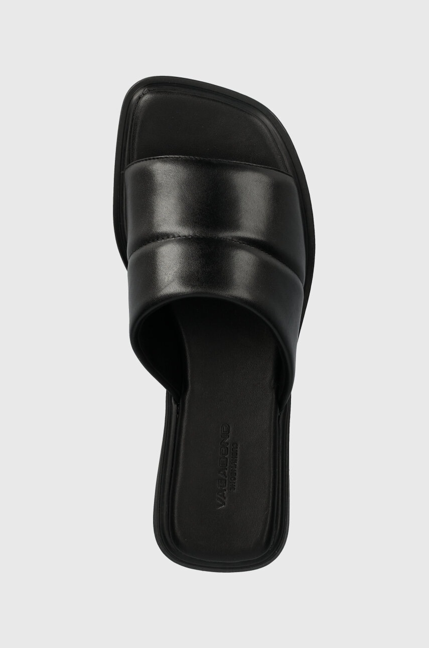 Δερμάτινες παντόφλες Vagabond Shoemakers IZZY γυναικείες, χρώμα: μαύρο, 5713-001-20 φωτογραφία