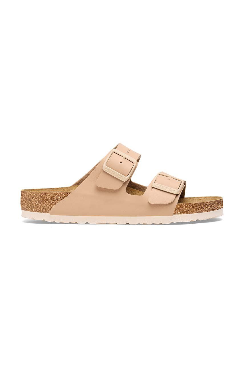 Birkenstock papuci Arizona femei, culoarea bej, 1027723