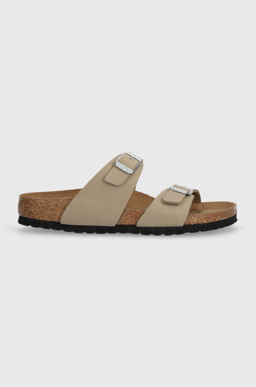 Birkenstock papuci Sydney femei, culoarea bej, 1026700