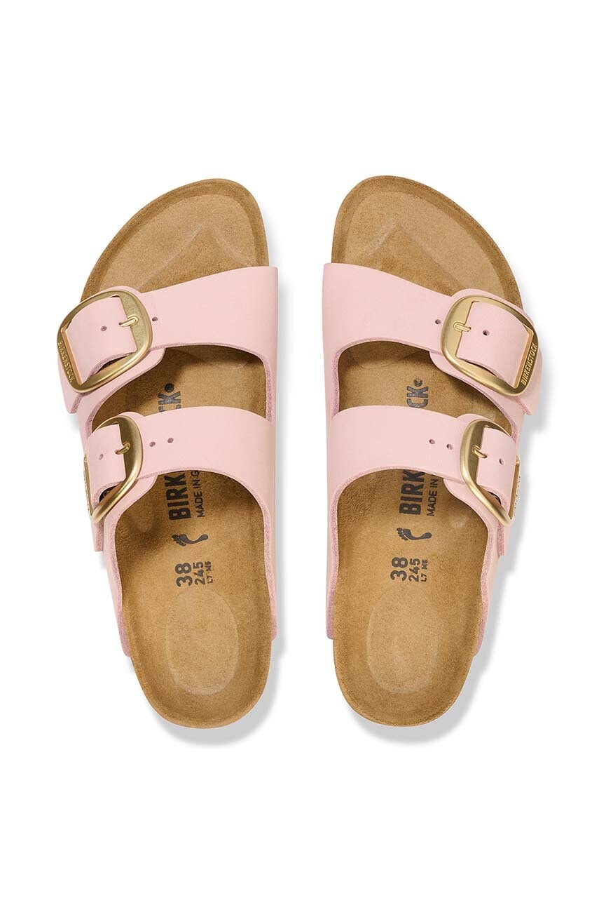 Nubukové šľapky Birkenstock Arizona Big Buckle