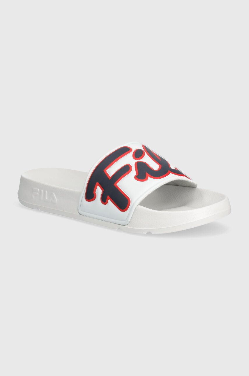 Fila papuci Scritto femei, culoarea alb, FFW0402