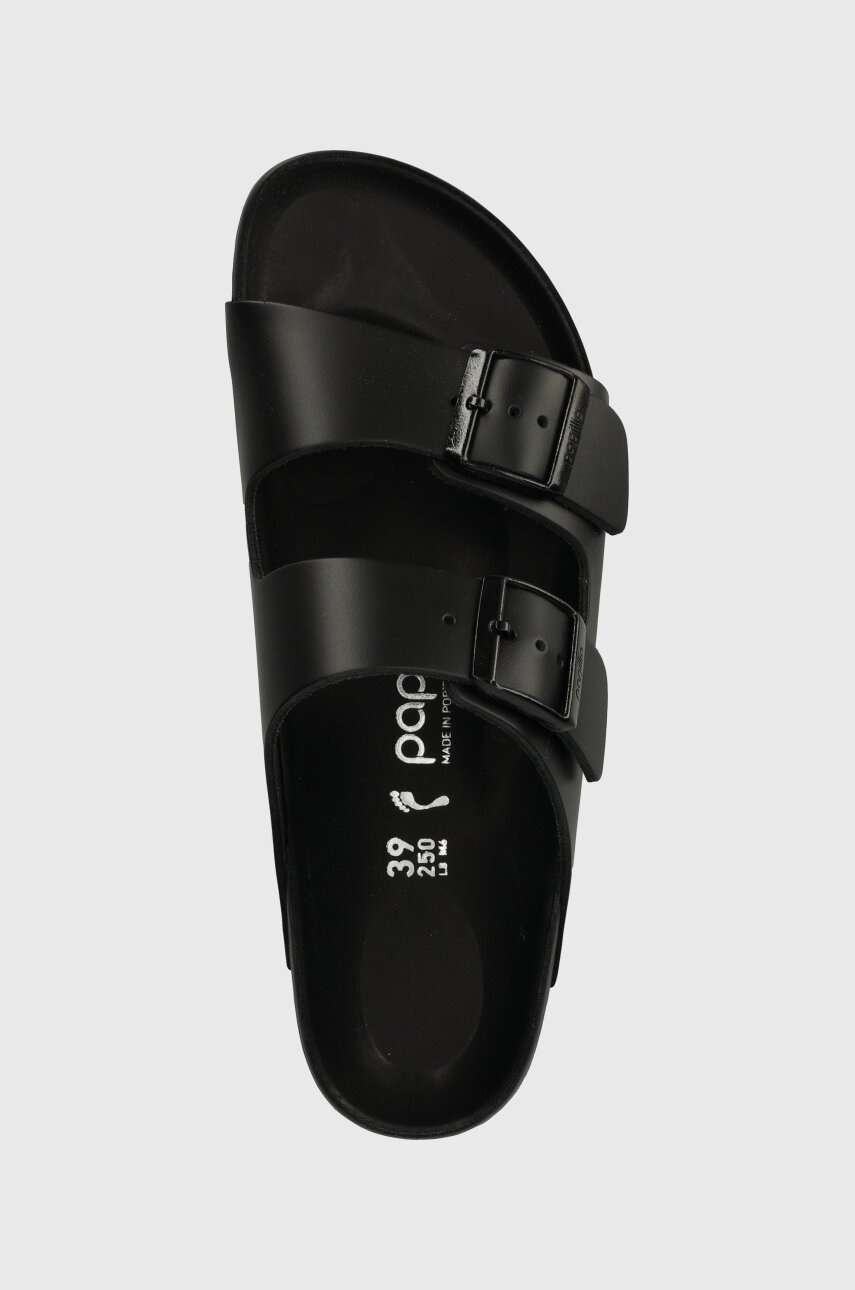 Шкіряні шльопанці Birkenstock BIRKENSTOCK X PAPILLIO Arizona Platform Exq жіночі колір чорний на платформі 1026918 