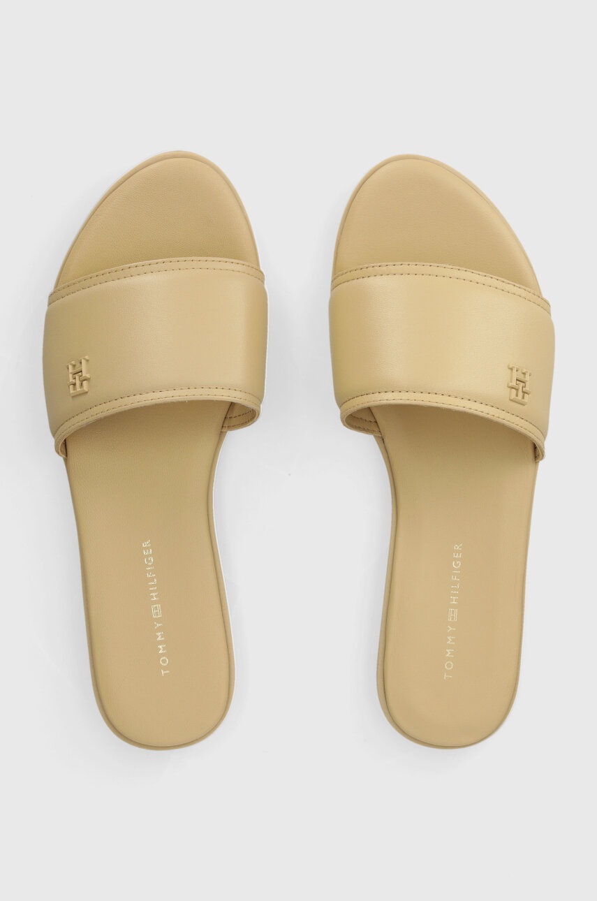 

Кожени чехли Tommy Hilfiger POP COLOR MULE SANDAL в бежово FW0FW07936, Бежов