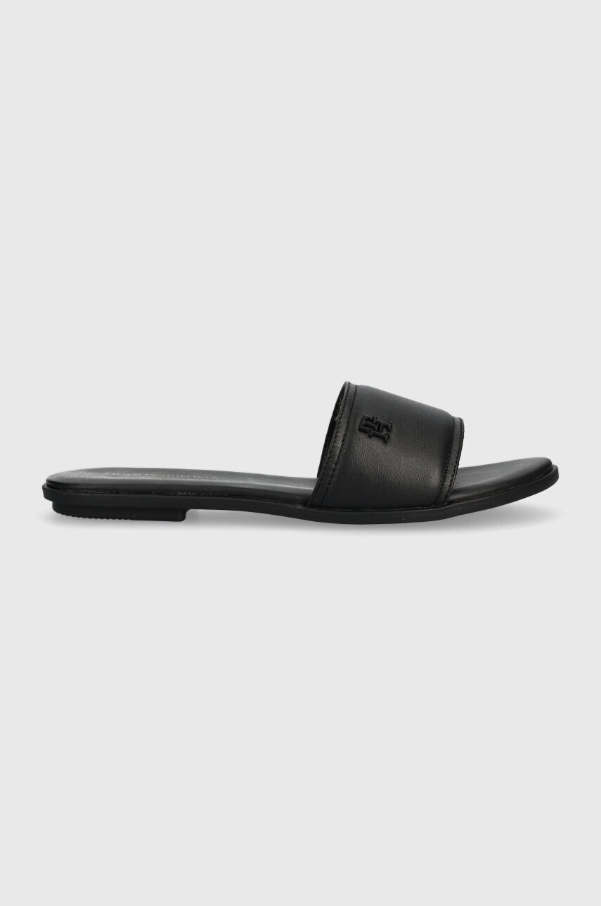 

Кожени чехли Tommy Hilfiger POP COLOR MULE SANDAL в черно FW0FW07936, Черен