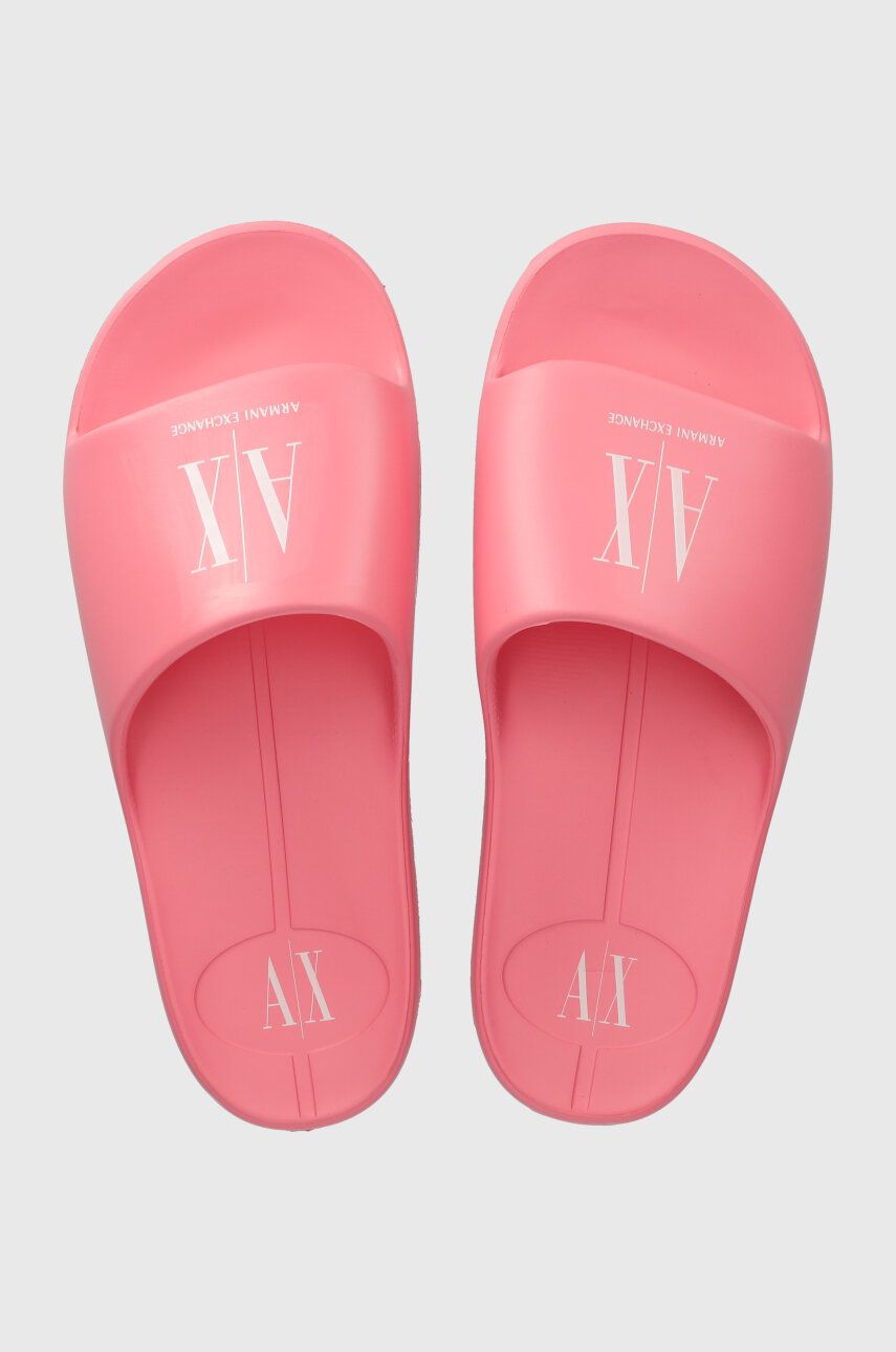 Armani Exchange papuci femei, culoarea roz, XDP038 XV703 T813