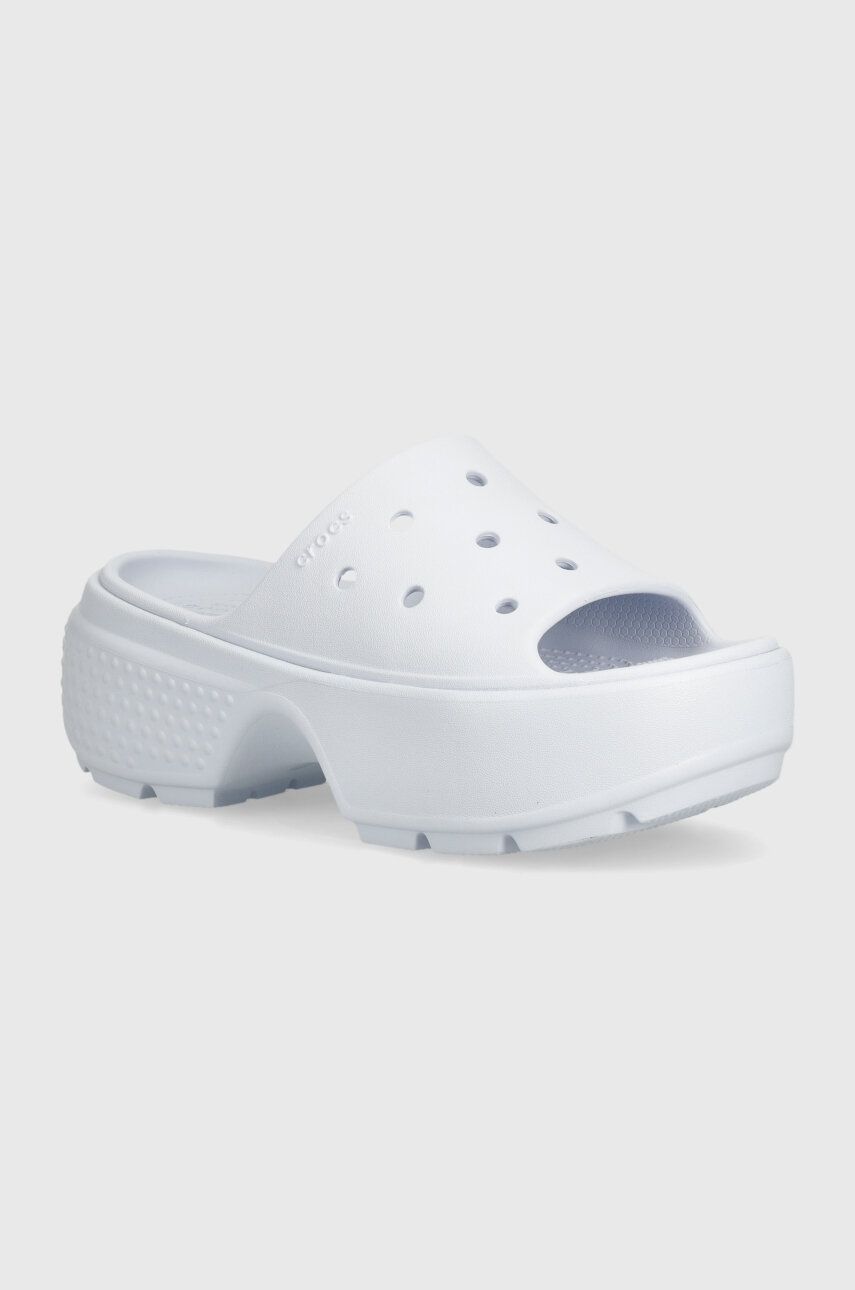 Crocs papuci Stomp Slide femei, cu platforma, 209346