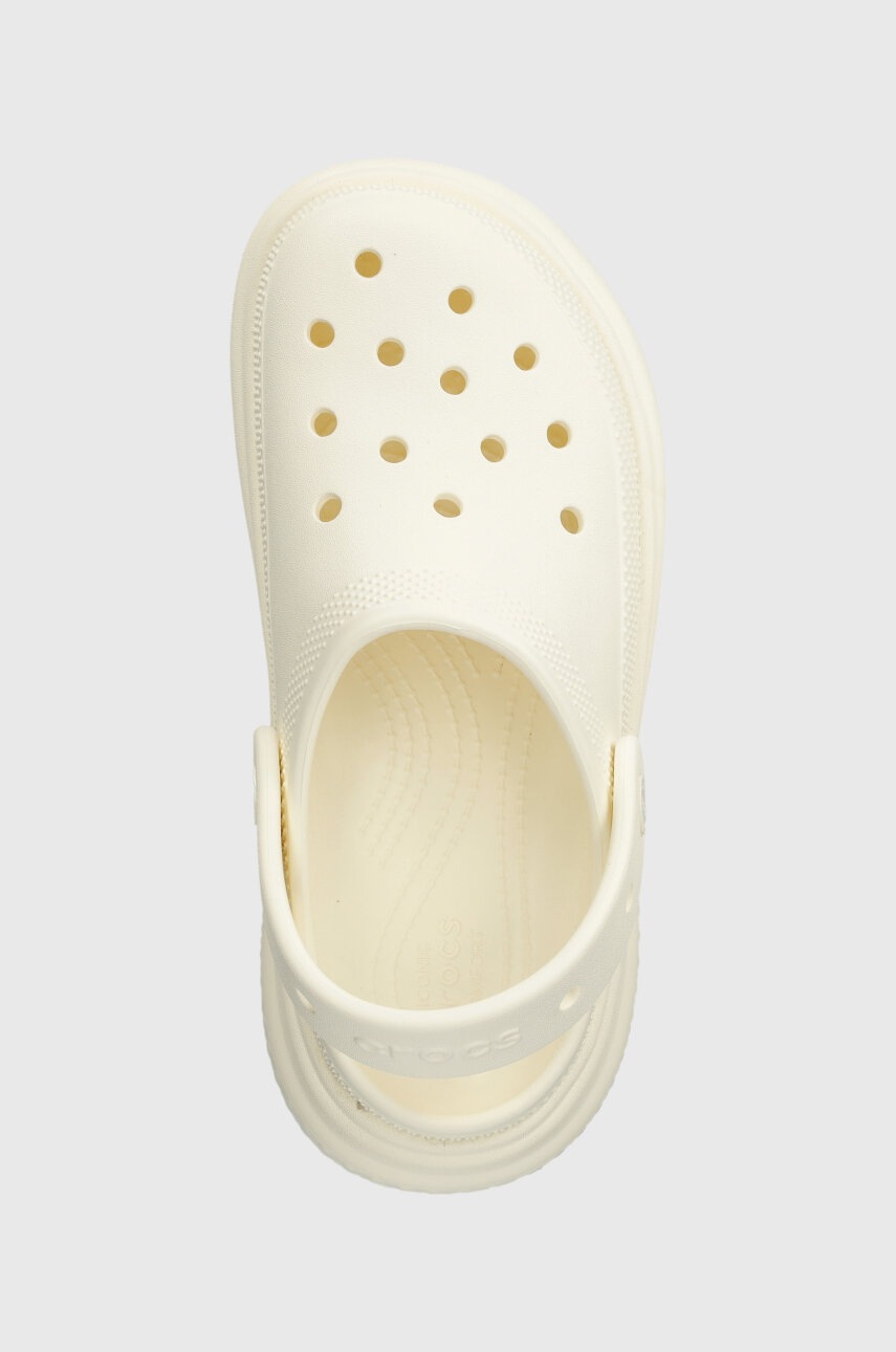 Παντόφλες Crocs Stomp Slide Stomp Slide χρώμα: μπεζ, 209347.0WV 209347 φωτογραφία