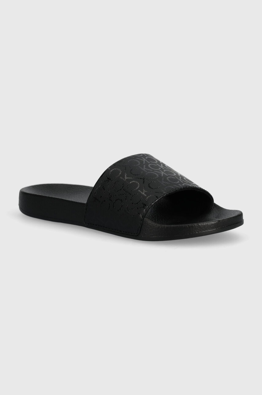 

Чехли Calvin Klein POOL SLIDE EPI MONO в черно HW0HW01974, Черен