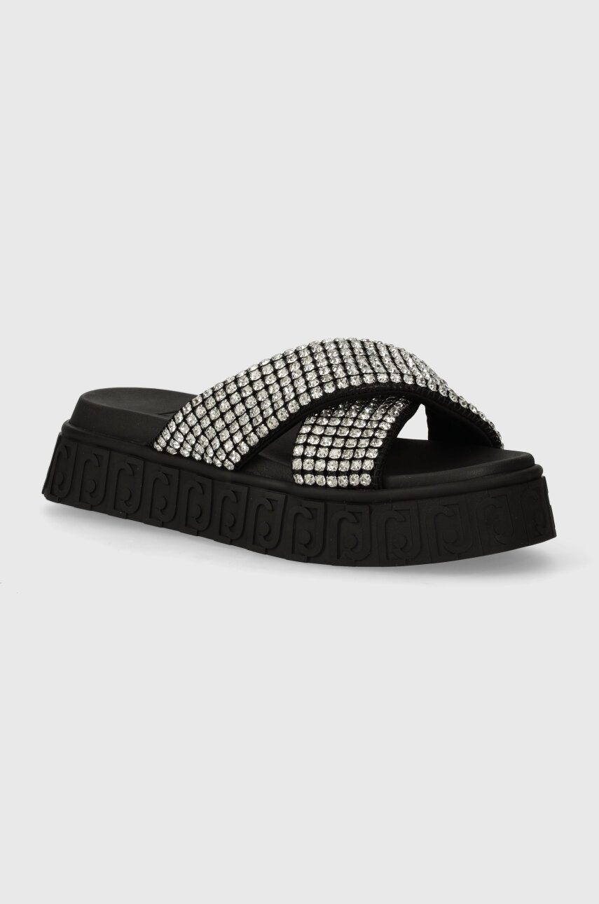 

Чехли Liu Jo LOVELY SANDAL 02 SANDAL2 в черно с платформа BA4133TX42122222 BA4133TX421S16F1, Черен