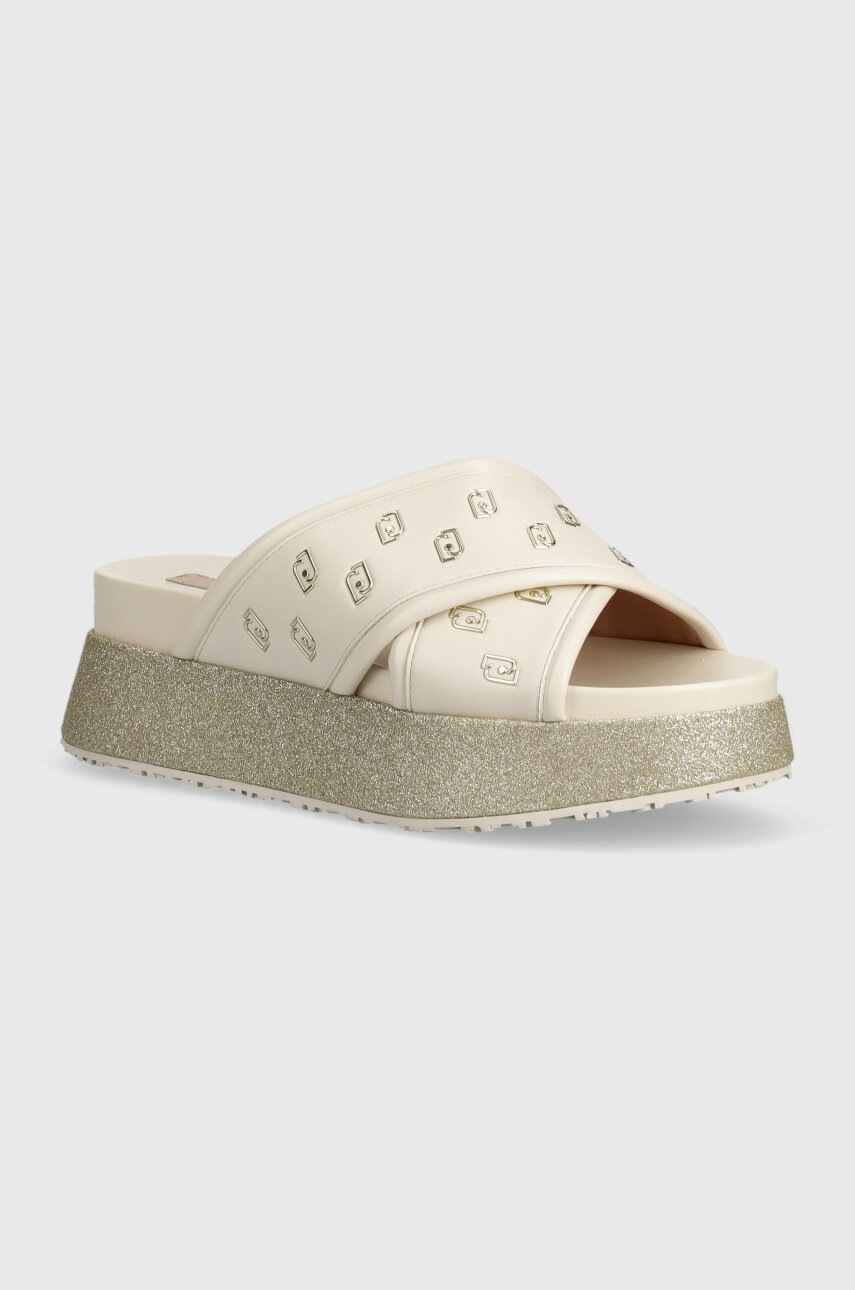 

Чехли Liu Jo FRIDA 30 в бежово с платформа SA4147EX014S1858 SA3083EX01401111, Бежов