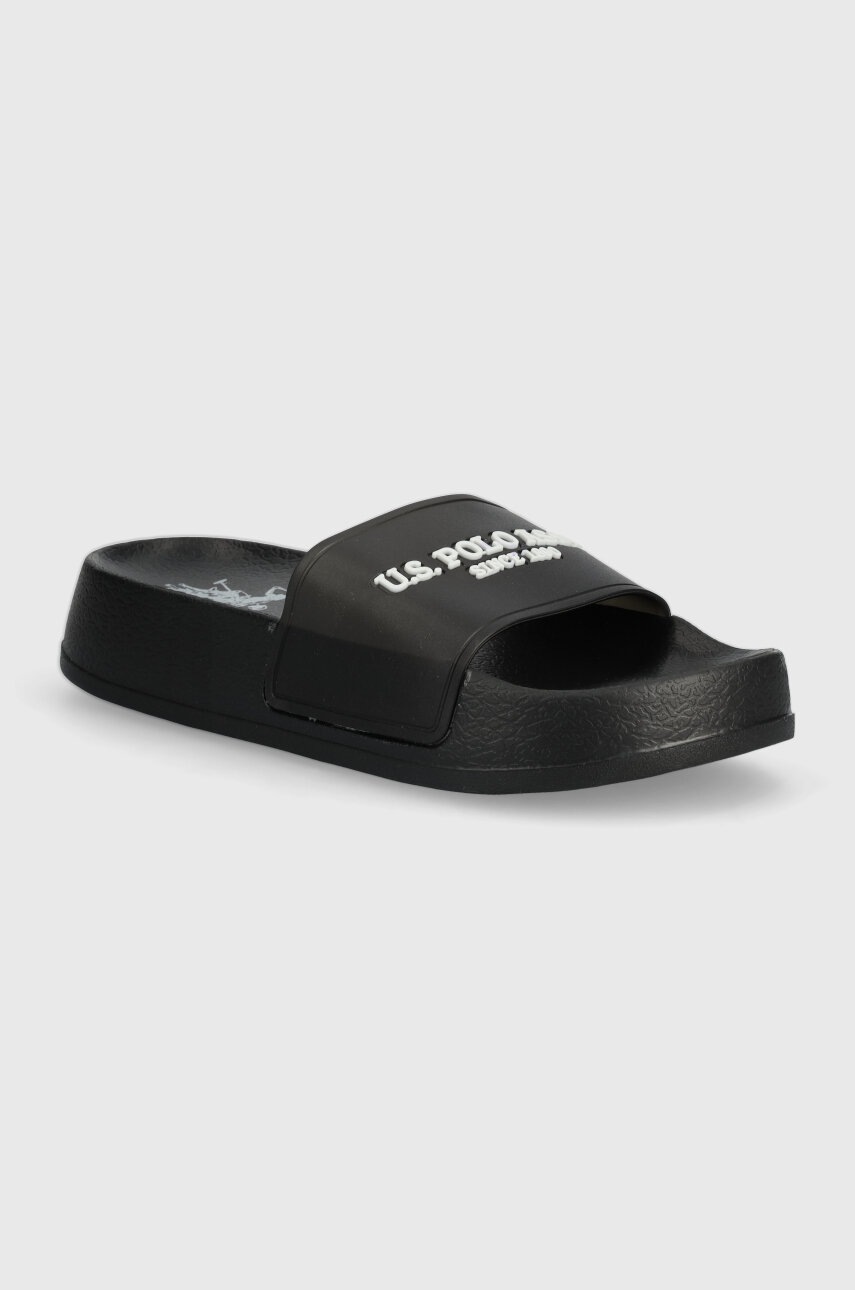 

Чехли U.S. Polo Assn. AMAMI в черно с платформа AMAMI009W 4G1, Черен