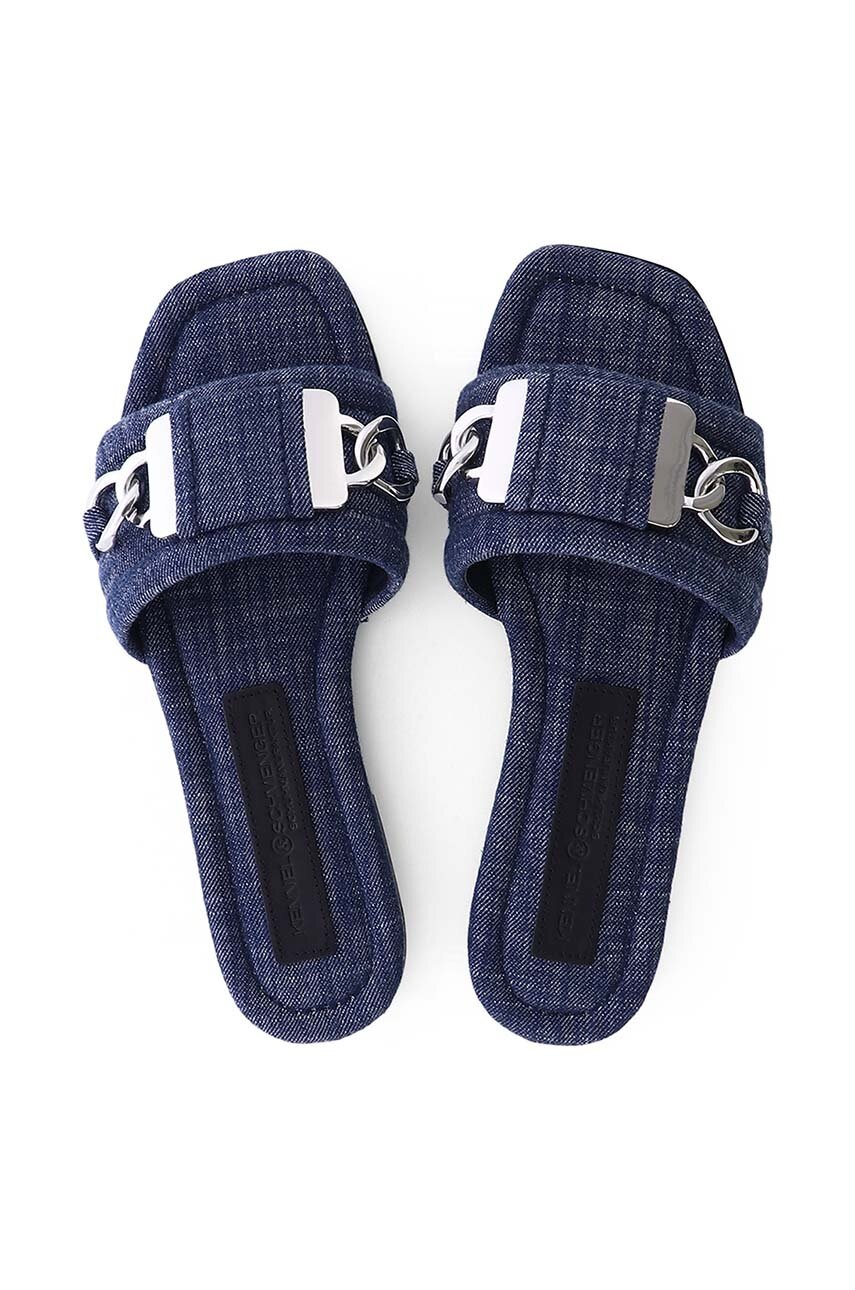 Παντόφλες Kennel & Schmenger Holly χρώμα: ναυτικό μπλε, 31-93510 φωτογραφία