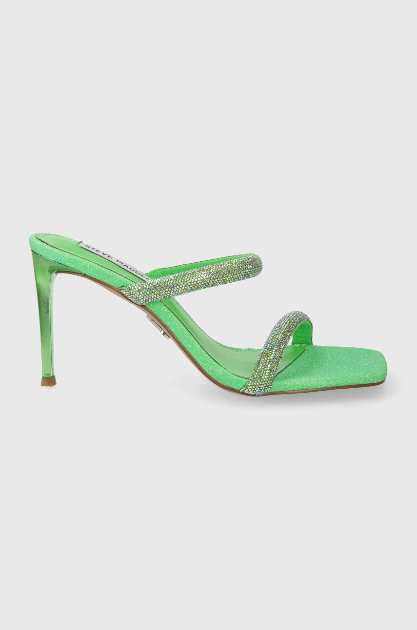 Steve Madden papuci Emporium-R femei, culoarea verde, cu toc cui, SM11002984