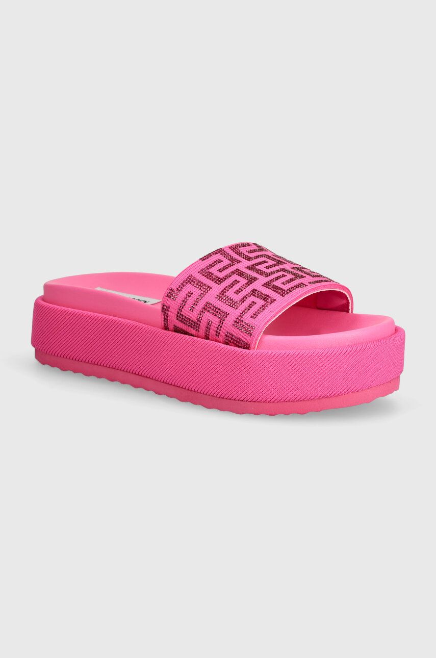 Steve Madden papuci Kora femei, culoarea roz, cu platforma, SM11003018