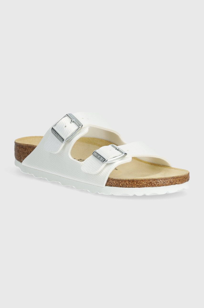 Birkenstock papuci Arizona femei, culoarea alb, 1026500