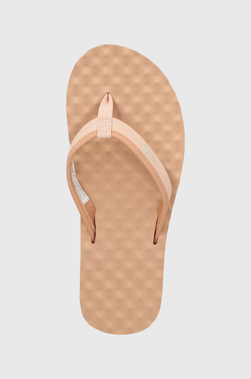 Σαγιονάρες The North Face BASE CAMP MINI II χρώμα: μπεζ, NF0A47ABZ1P1 φωτογραφία