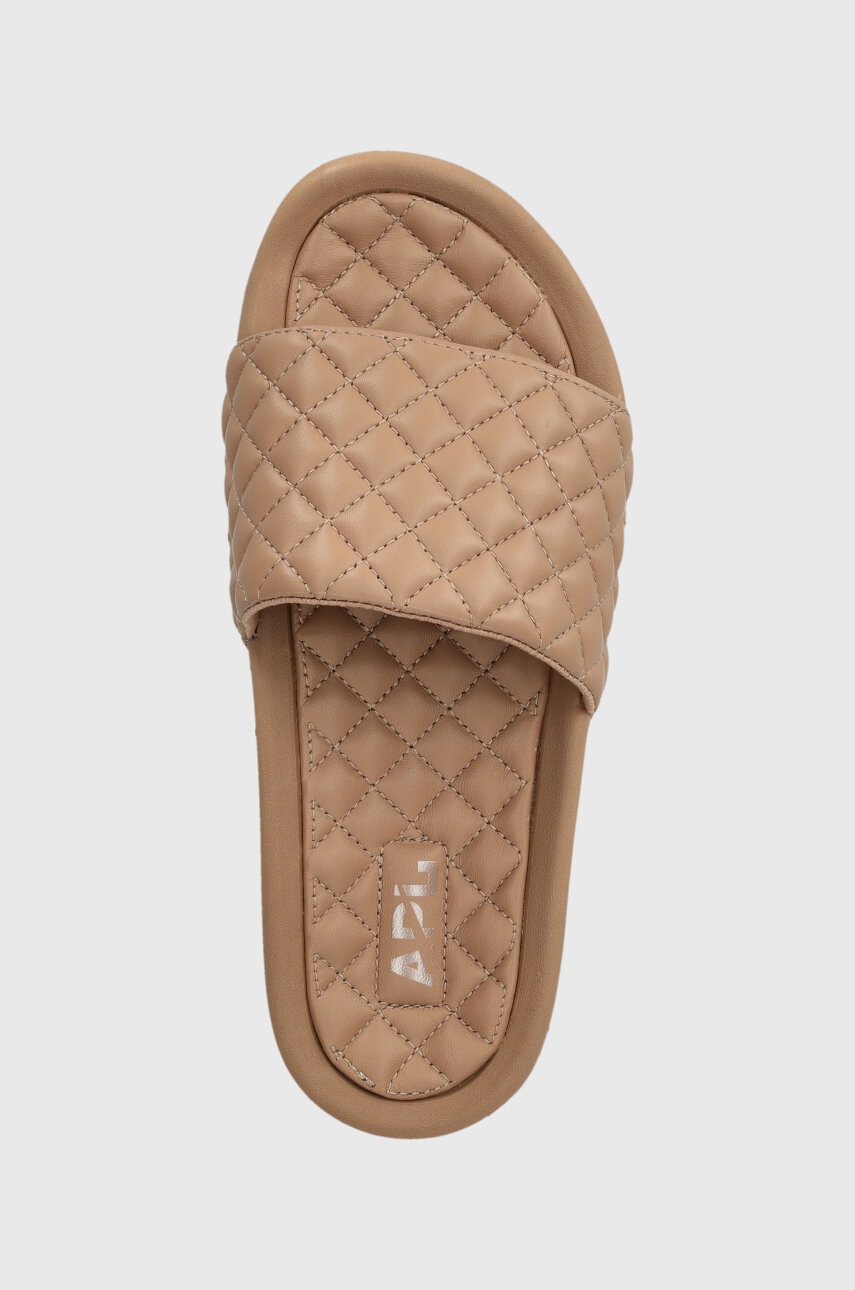 Παντόφλες APL Athletic Propulsion Labs LUSSO SLIDE χρώμα: καφέ φωτογραφία