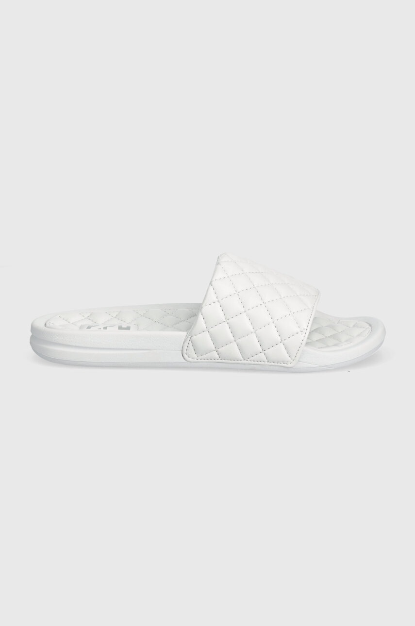 Δερμάτινες παντόφλες APL Athletic Propulsion Labs LUSSO SLIDE γυναικείες, χρώμα: άσπρο φωτογραφία