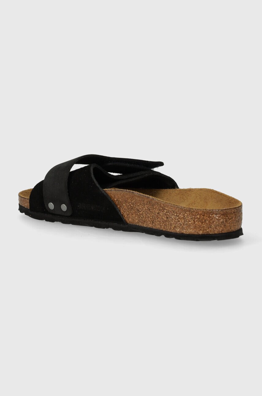 Birkenstock bőr papucs Oita fekete, női, 1024200 termék 2. képe