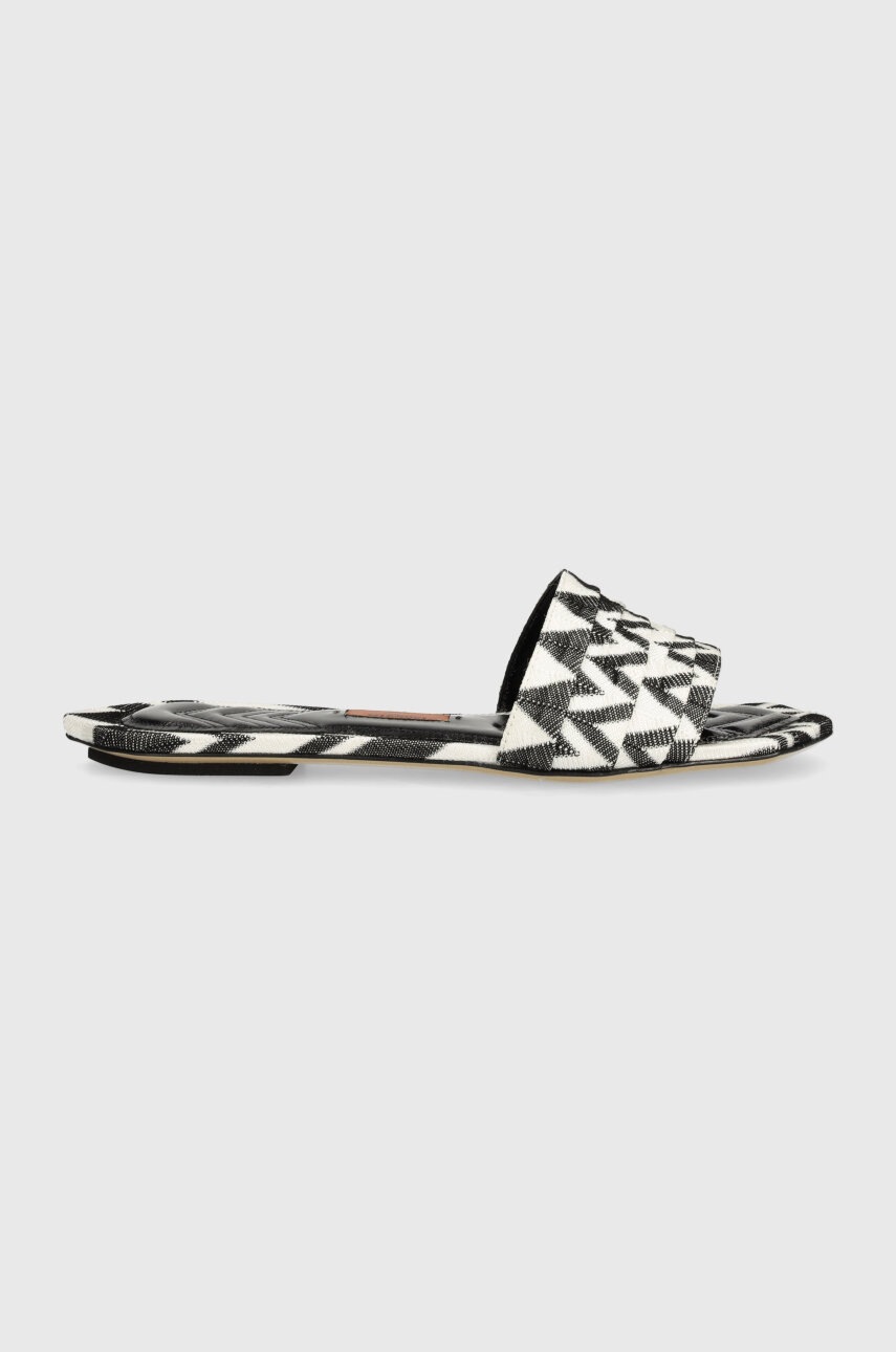 Παντόφλες Missoni Gia Flat χρώμα: μαύρο, M32_022 φωτογραφία