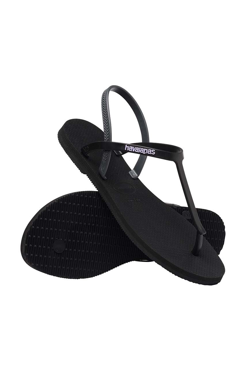 Сандалі Havaianas YOU PARATY жіночі колір чорний 4148985.0090 
