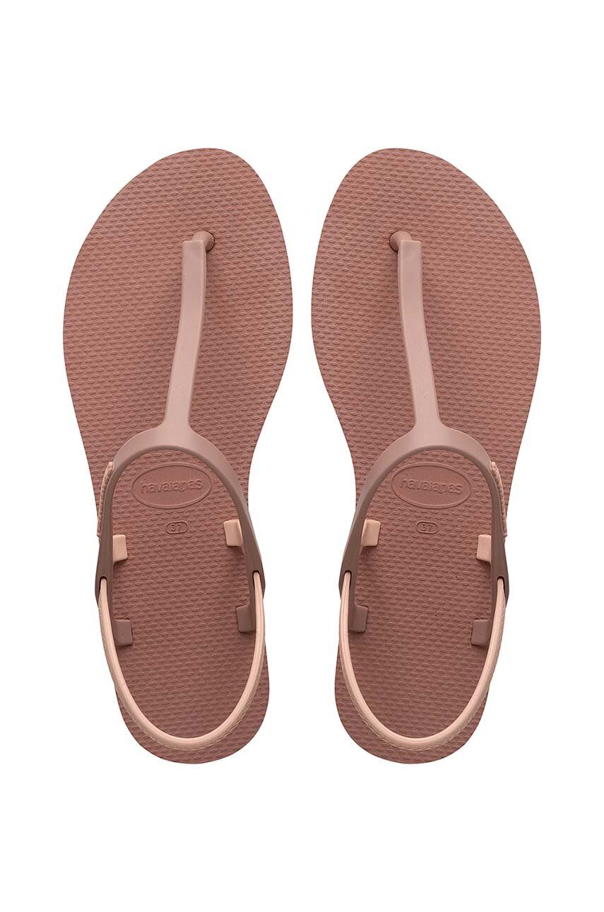 Havaianas sandale YOU PARATY femei, culoarea roz, 4148985.3544