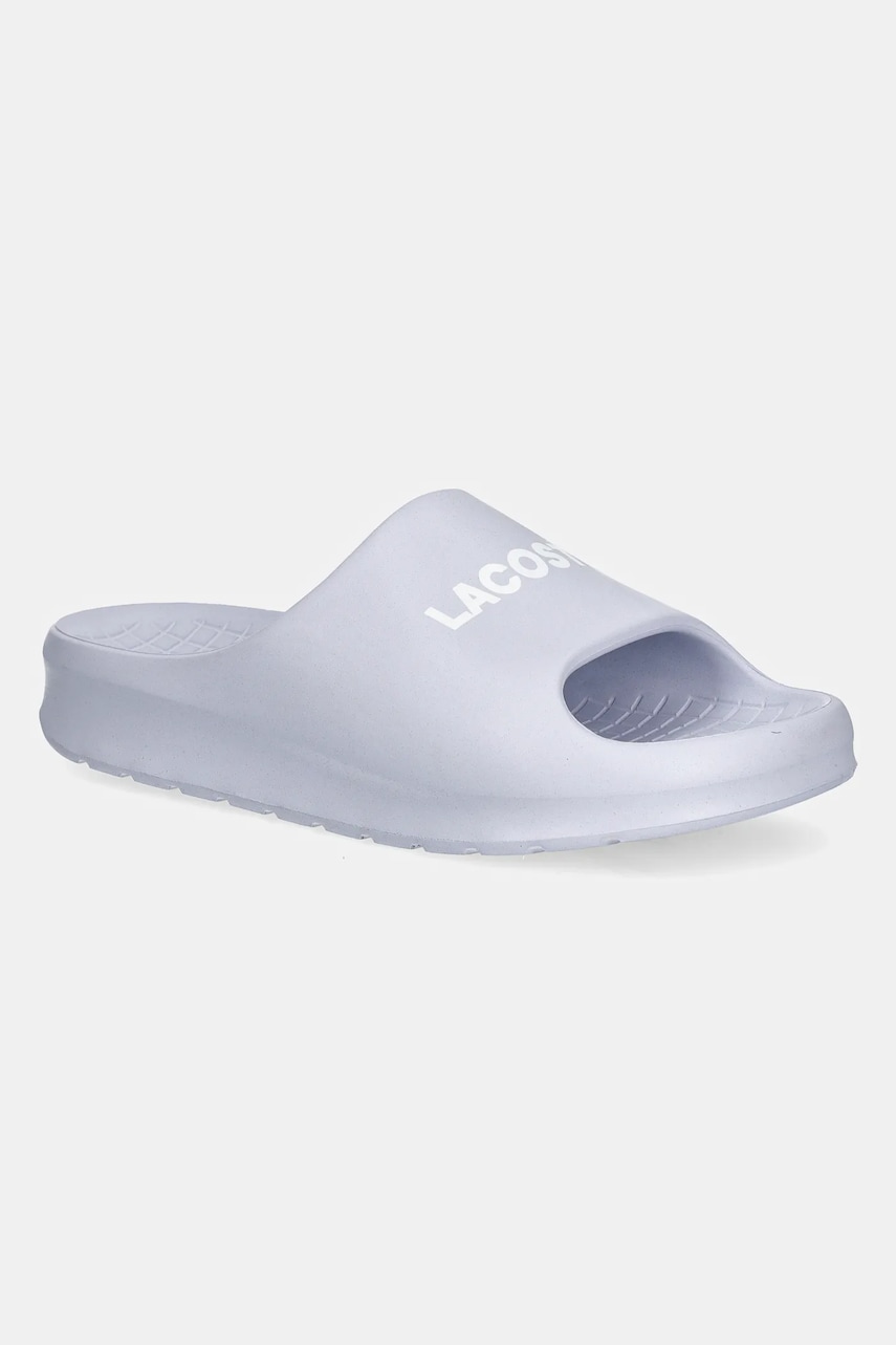 Lacoste papuci Serve Slide 2.0 femei, culoarea violet, 47CFA0020