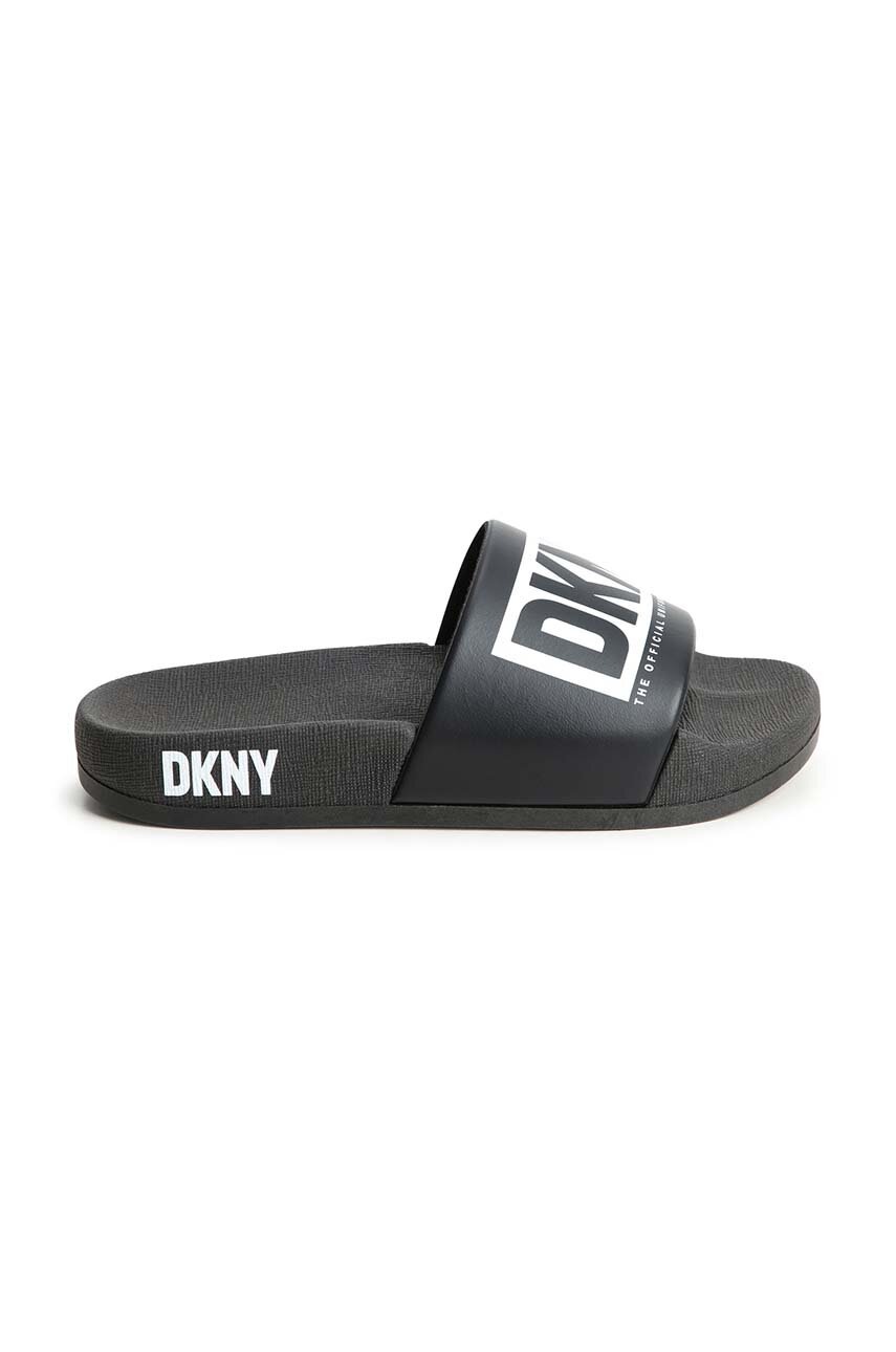 Детские шлепанцы Dkny цвет чёрный Детские шлепанцы Dkny цвет чёрный