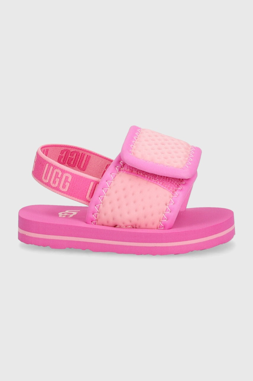 Дитячі сандалі UGG I LENNON SLINGBACK колір рожевий