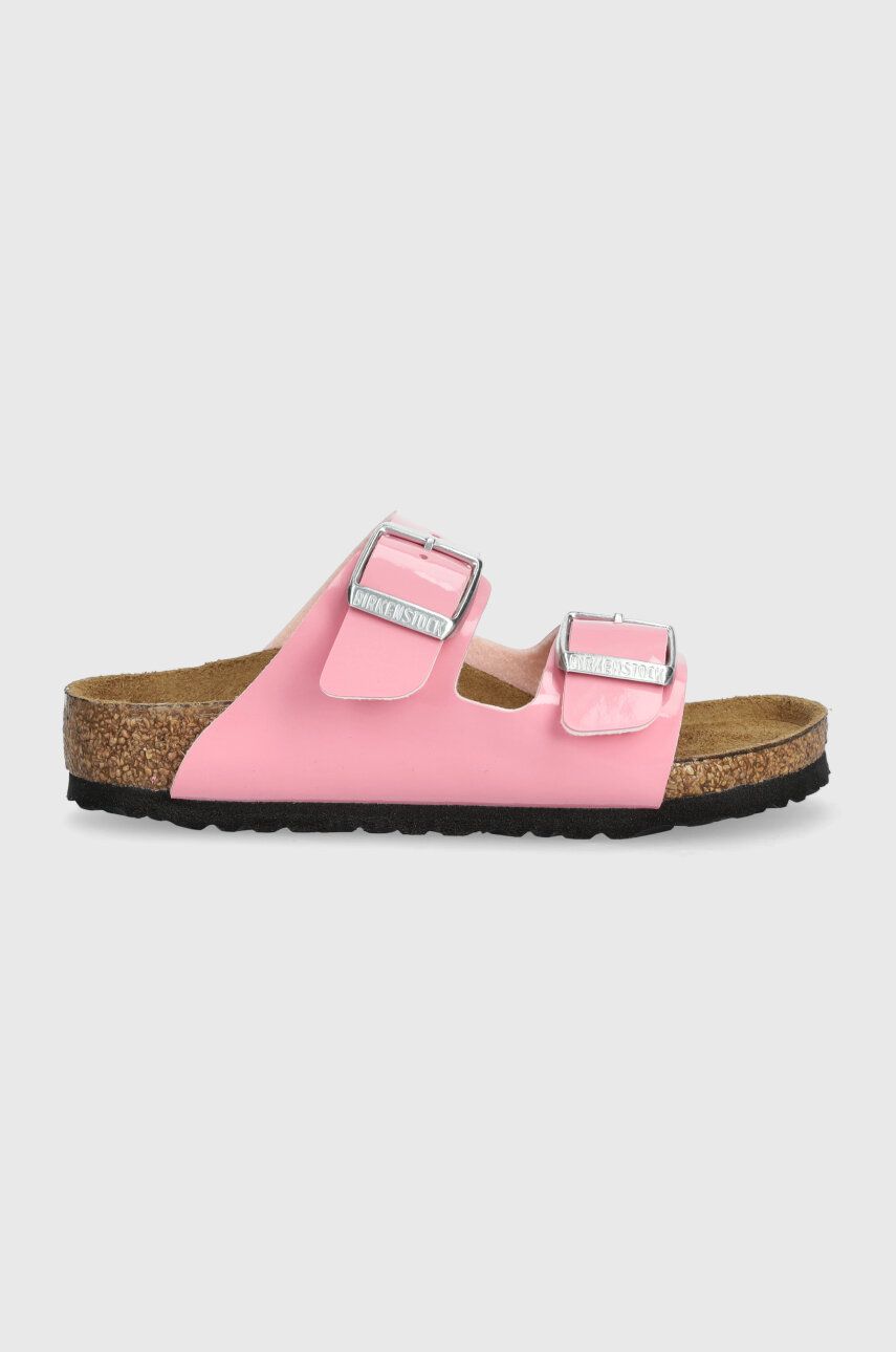 Дитячі шльопанці Birkenstock Arizona Kids BF колір рожевий Дитячі шльопанці Birkenstock Arizona Kids BF колір рожевий