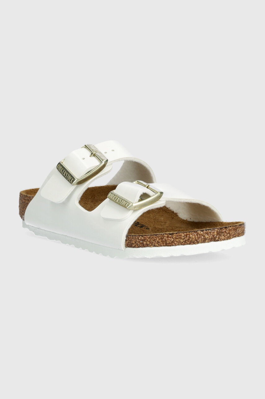Детские шлепанцы  Birkenstock Arizona Kids BF цвет белый