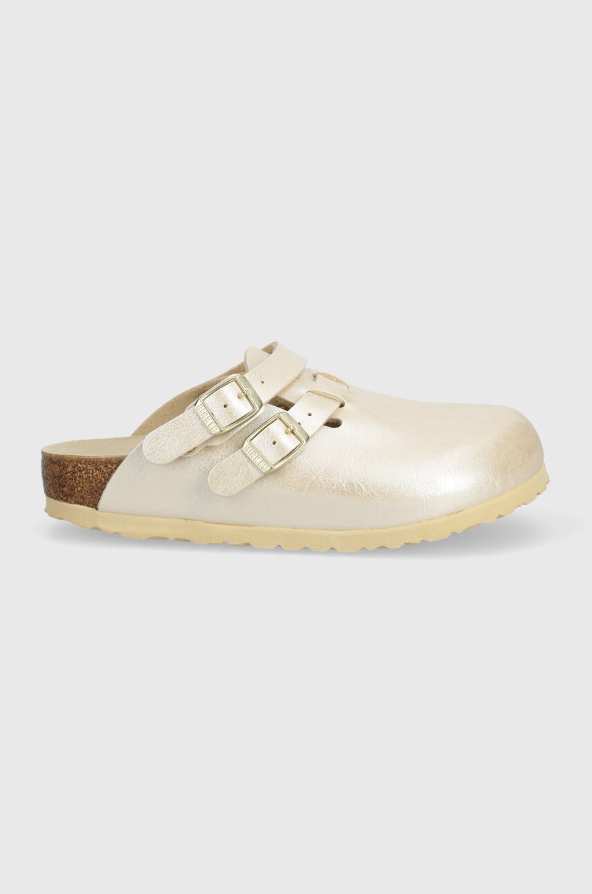 Дитячі шльопанці Birkenstock Kay Kids BF колір бежевий