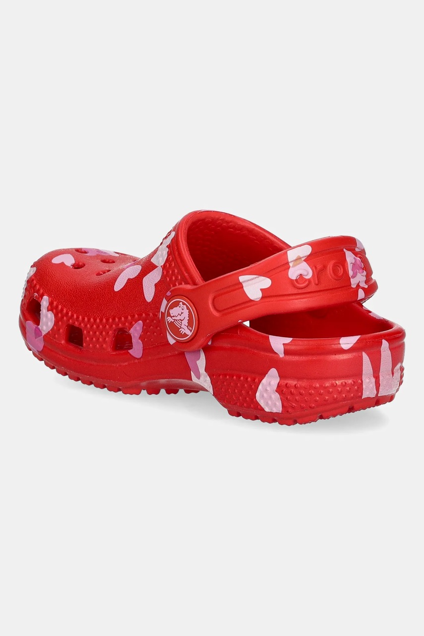 Crocs gyerek papucs CLASSIC VDAY CLOG piros, 209755 termék 2. képe