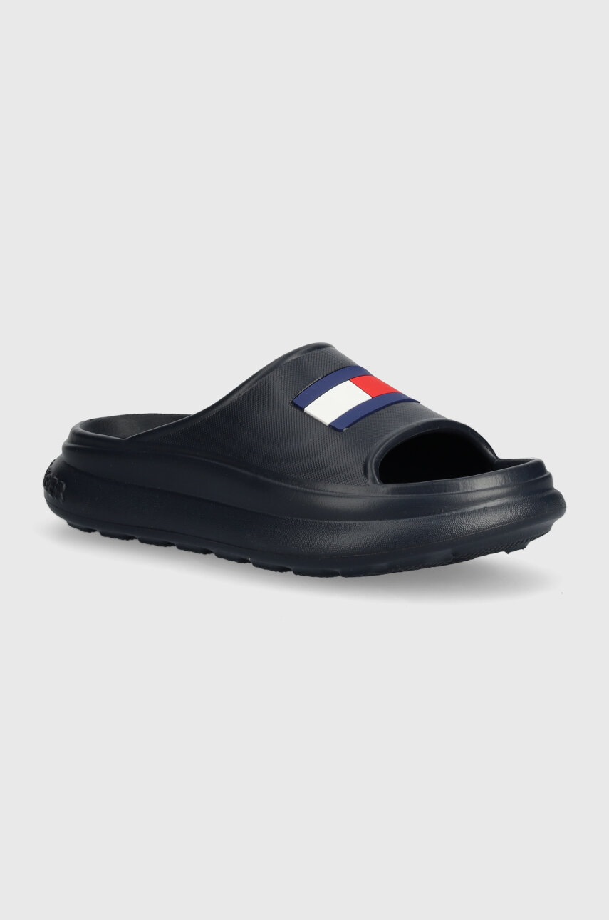 

Детски чехли Tommy Hilfiger в тъмносиньо, Тъмносин