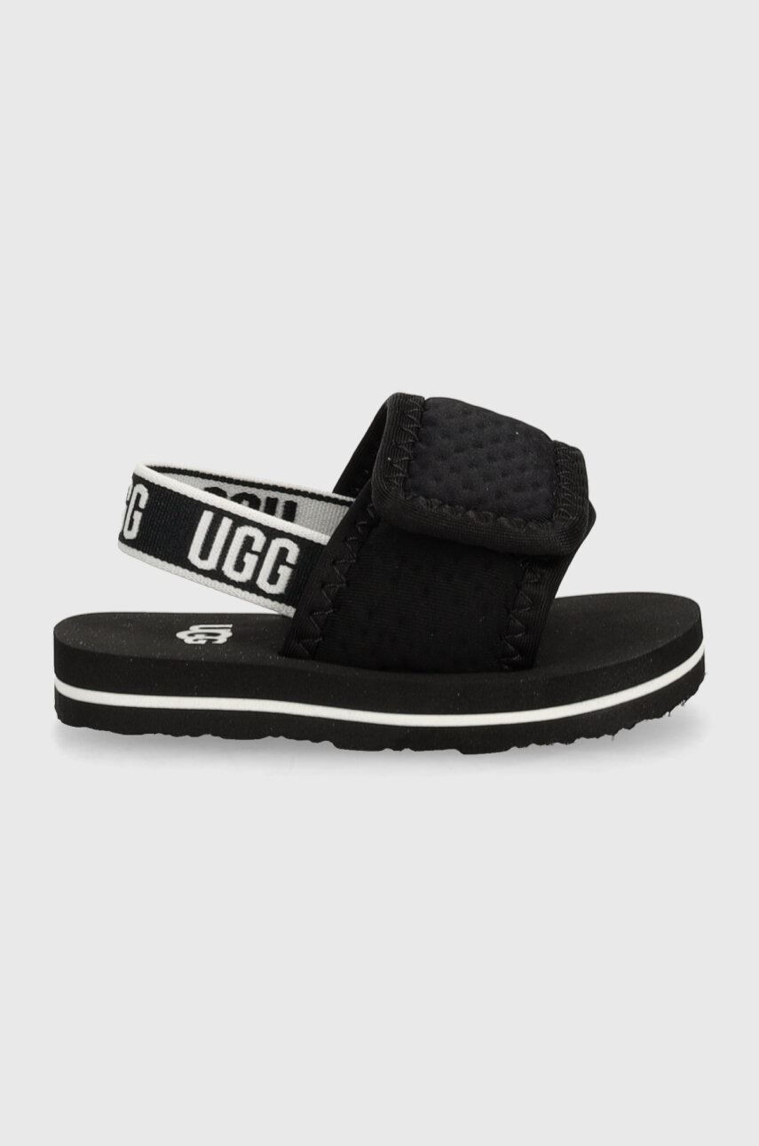 Дитячі сандалі UGG I LENNON SLINGBACK колір чорний