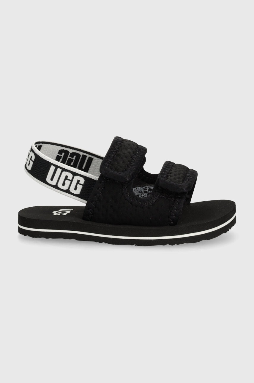 Детские сандалии UGG LENNON SLINGBACK цвет чёрный