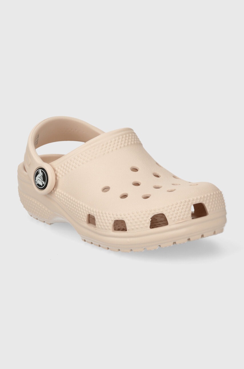 Детские шлепанцы Crocs CLASSIC CLOG цвет розовый