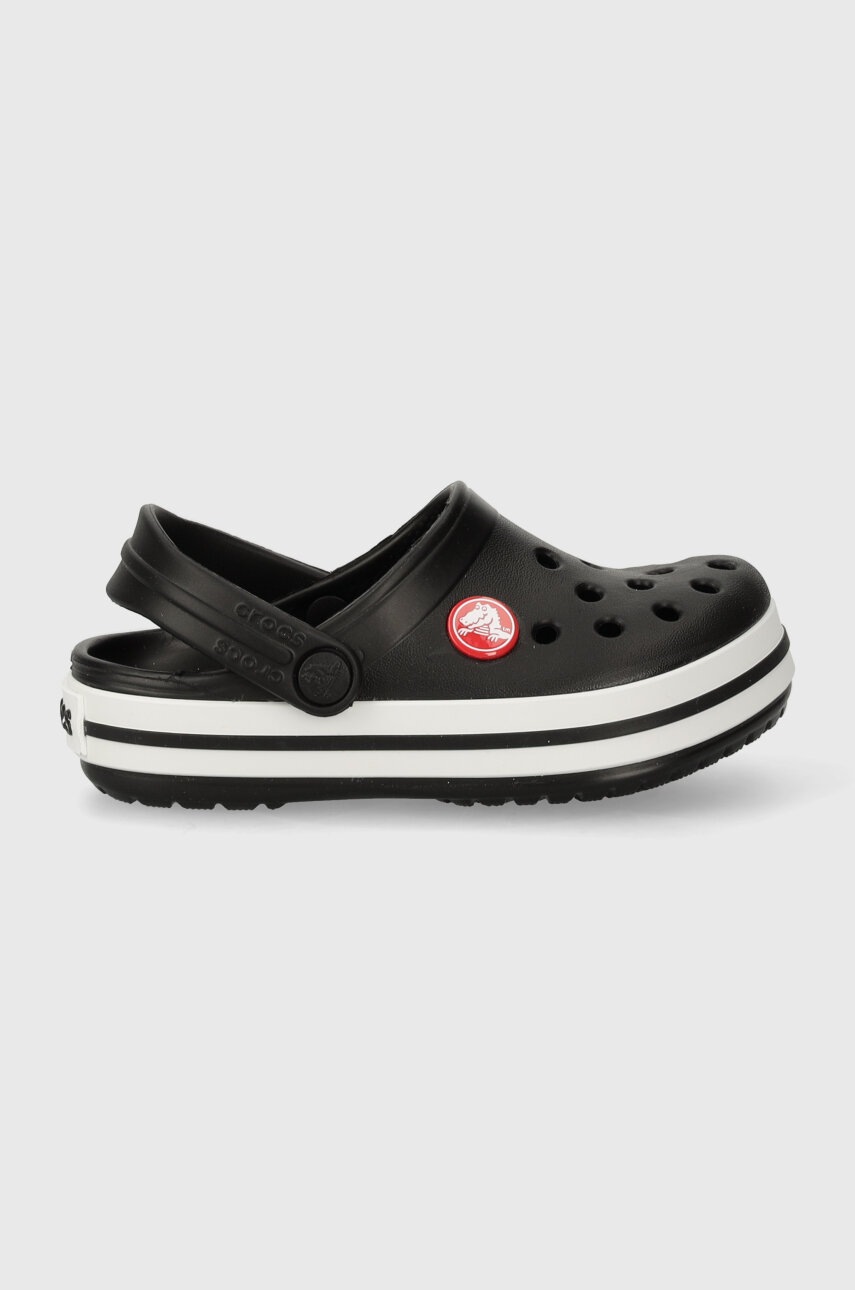 Детские шлепанцы Crocs CROCBAND CLOG цвет чёрный