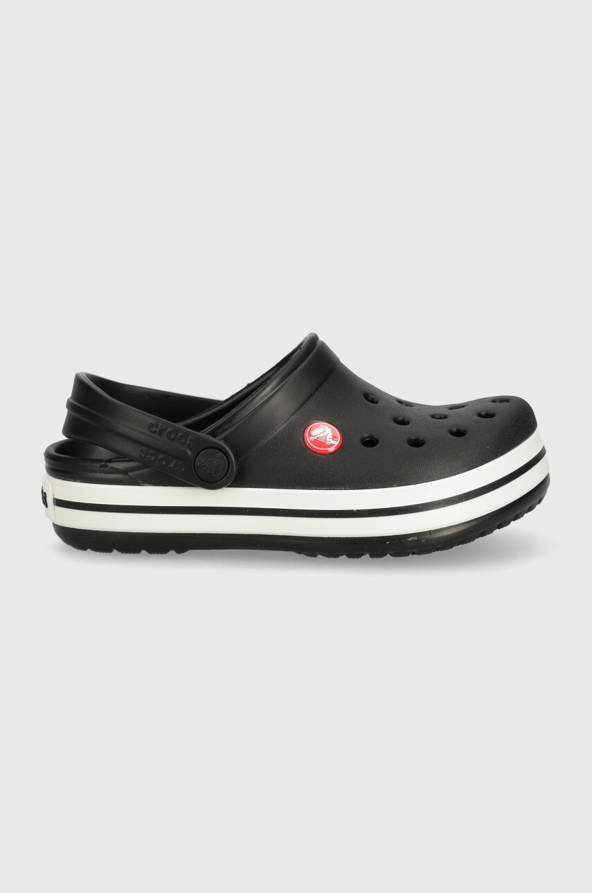 Детские шлепанцы Crocs CROCBAND CLOG цвет чёрный Детские шлепанцы Crocs CROCBAND CLOG цвет чёрный