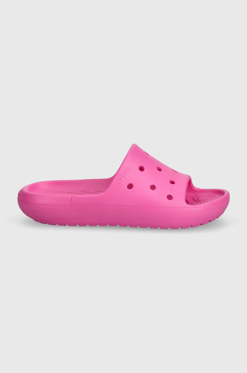 Шльопанці Crocs CLASSIC SLIDE V колір рожевий