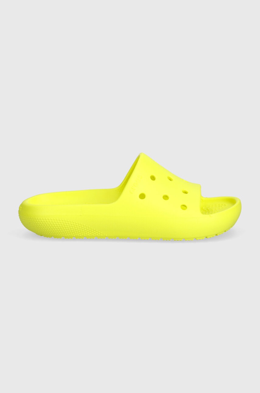 Шльопанці Crocs CLASSIC SLIDE V колір зелений