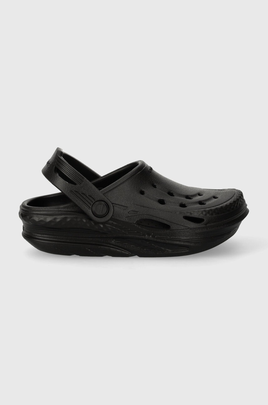 Детские шлепанцы Crocs OFF GRID CLOG цвет чёрный во Львове Детские шлепанцы Crocs OFF GRID CLOG цвет чёрный во Львове